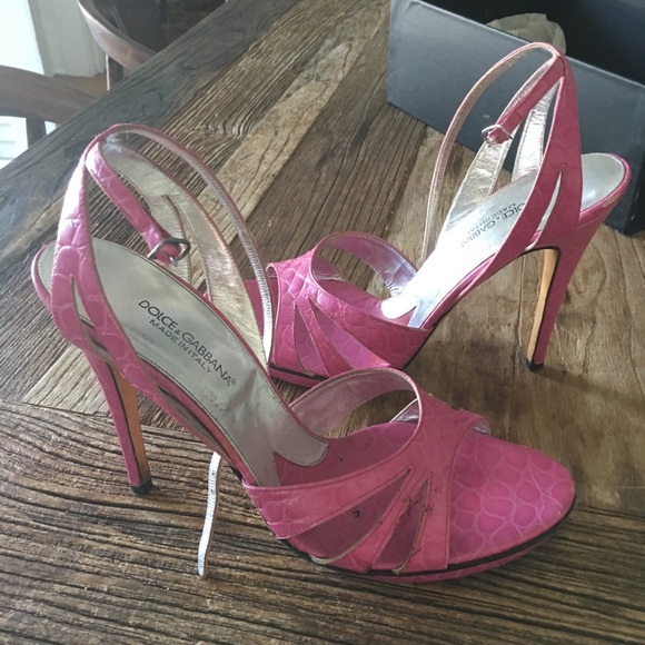 Dolce & Gabbana Shoes - Dolce and Gabbana pink heels